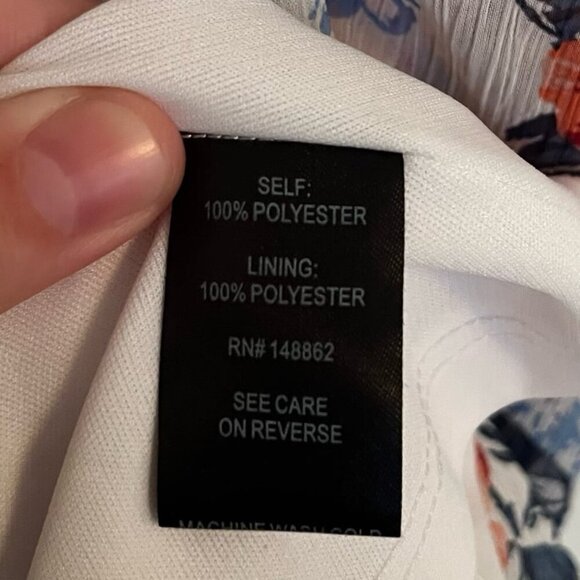 Torrid Size 1 White Floral Print Crinkled Chiffon Sleeveless Mini Dress - Picture 6 of 7